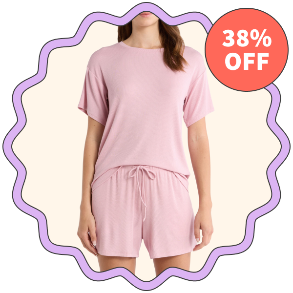 Nordstrom Moonlight Eco Easy Rib Short Pajamas