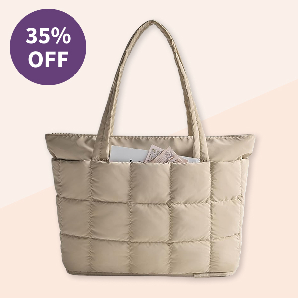 Bagsmart Bubble Expandable Travel Tote Bag