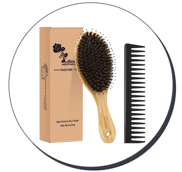Bsisme Boar Bristle Hair Brush
