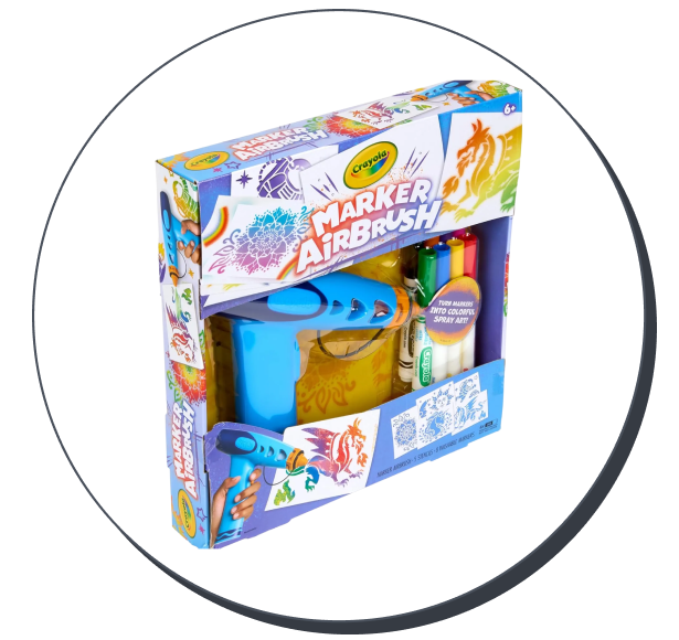 Crayola Marker Airbrush Spray Art Kit