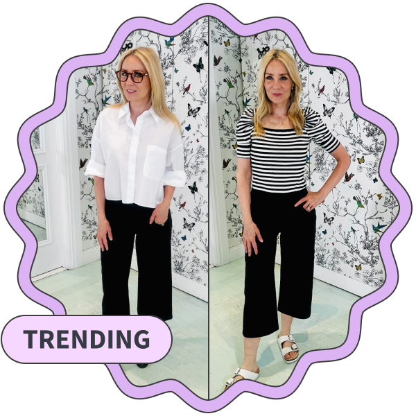 Promover Wide-Leg Capri Pants