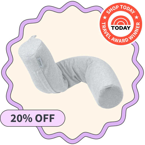 Dot&Dot Twist Memory Foam Travel Pillow