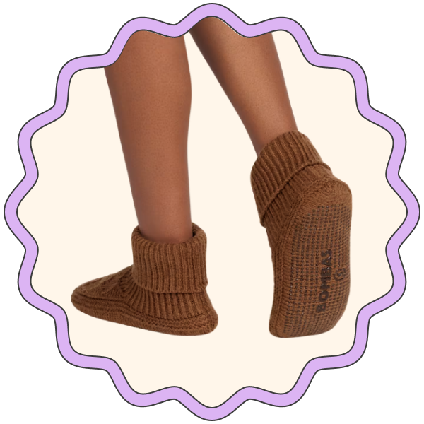 Bombas Gripper Slipper Bootie