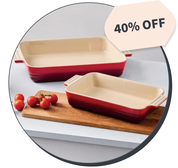 Le Creuset Classic 2-Piece Rectangular Baking Dish Set