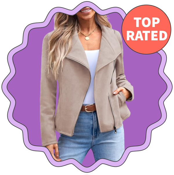 Automet Faux Suede Fall Jacket