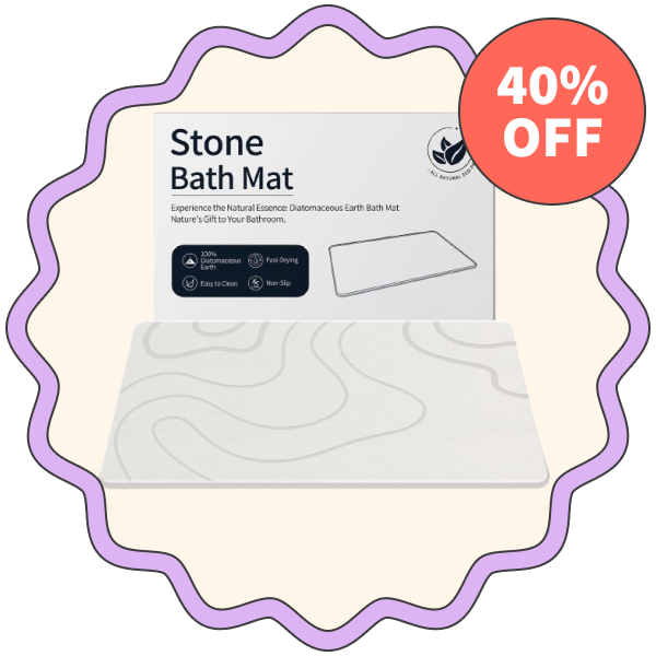 Zikibl Stone Bath Mat