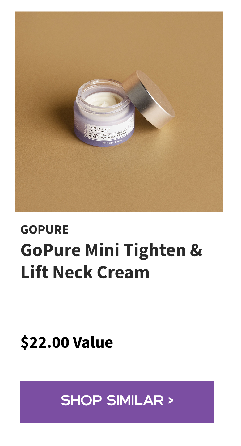 GoPure GoPure Mini Tighten & Lift Neck Cream (.57 fl oz)