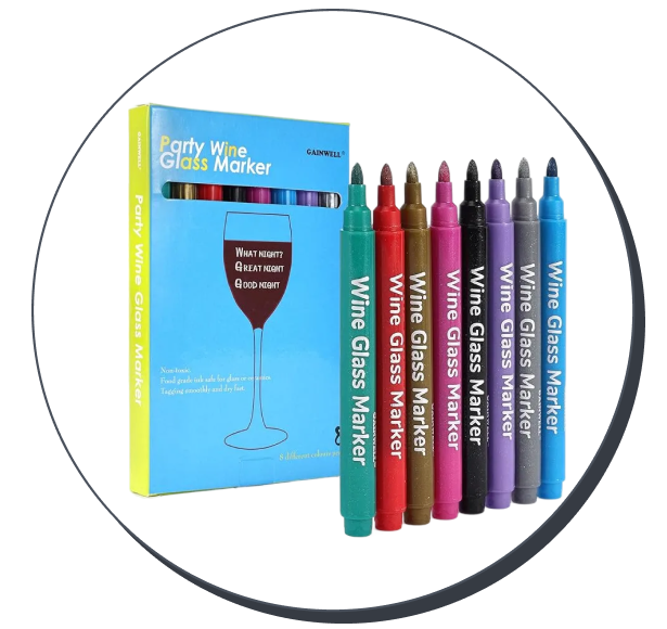 Gainwell Wine Glass Markers