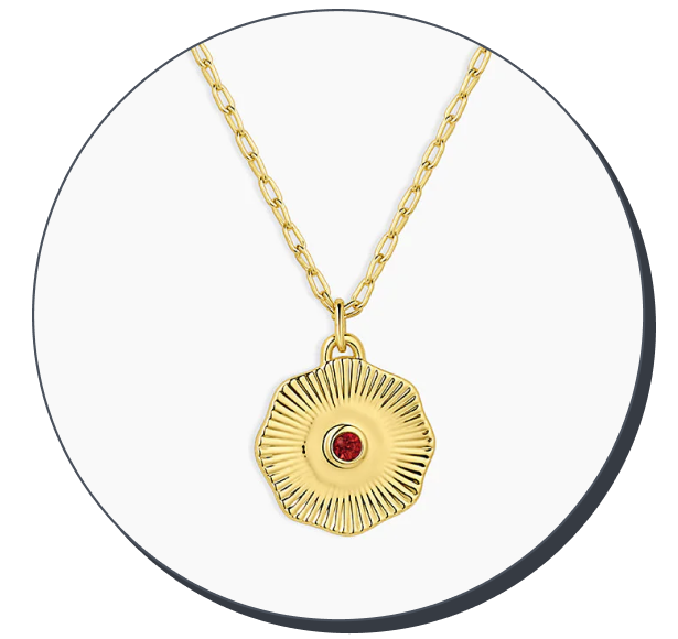 Gorjana Birthstone Coin Necklace