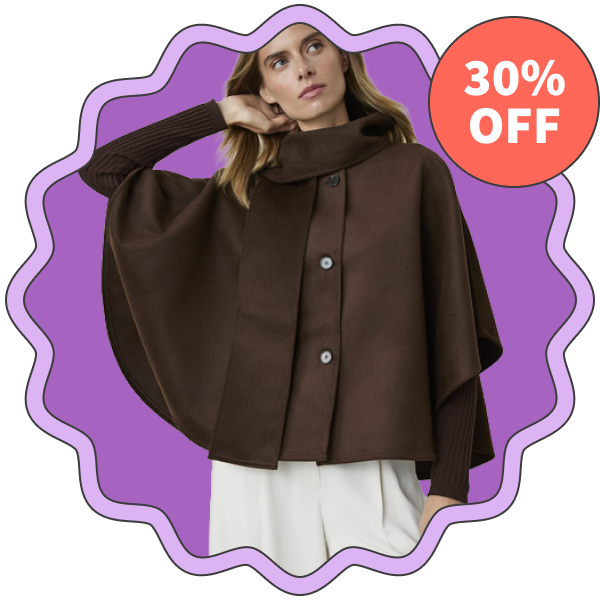 Ann Taylor Scarf Wrap Poncho