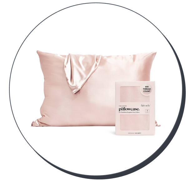 Kitsch Queen Size Satin Standard Pillowcase Thread Count 