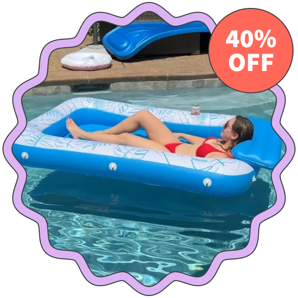 Jasonwell Inflatable Pool Lounger Float 