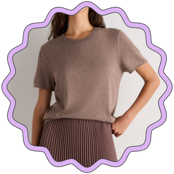 Quince Cotton Cashmere Sweater Tee