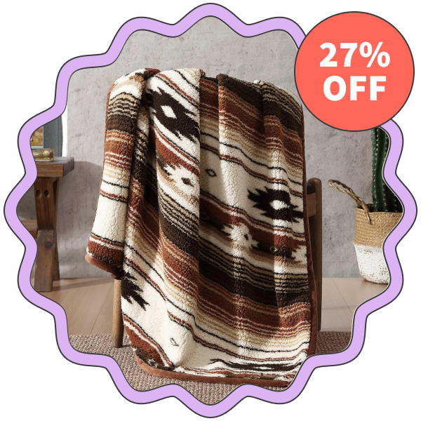 Wrangler Sherpa Blanket with Corduroy Reverse