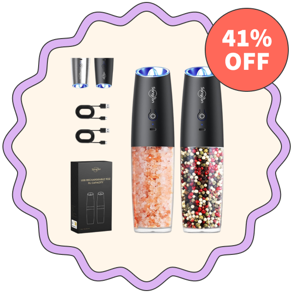 Sangcon Electric Salt and Pepper Grinder