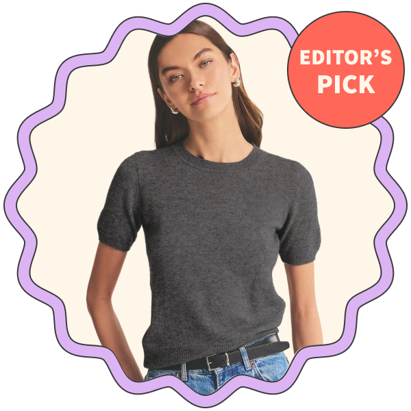 Naadam Lightweight Cashmere Short Sleeve Sweater