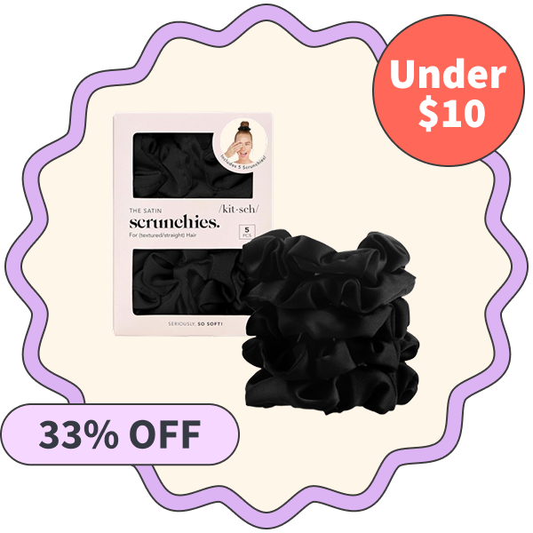 Kitsch Satin Scrunchies (Pack of 5)