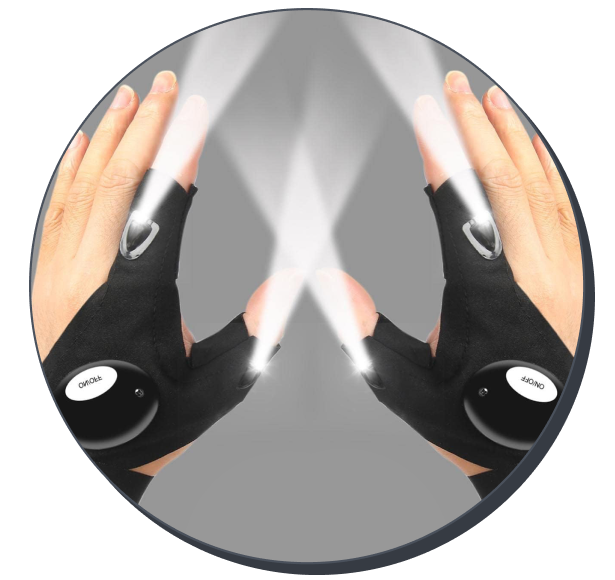 Moipejo LED Flashlight Gloves