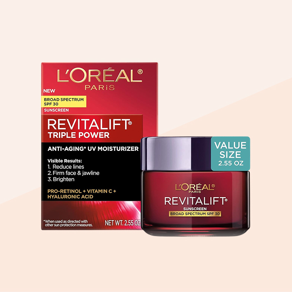 L'Oréal Paris Revitalift Triple Power Face and Neck Moisturizer SPF 30