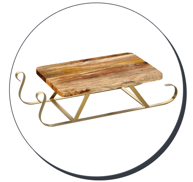 Threshold Sleigh Figural Serving Board