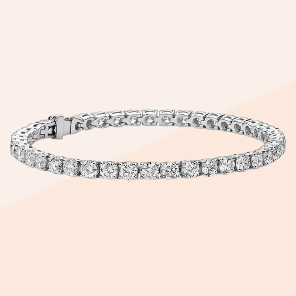 Cate & Chloe Olivia 18k Yellow Gold Plated Tennis Bracelet