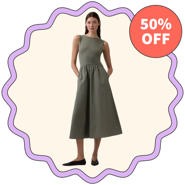 Gap Factory Boatneck Midi Dress