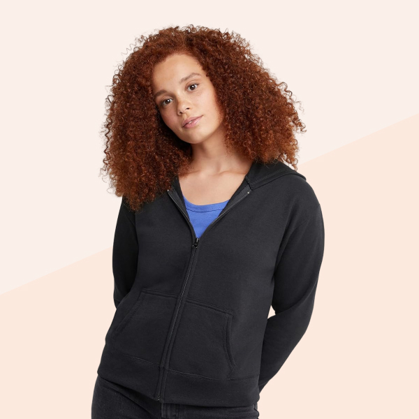 Hanes Ecosmart Full Zip Fleece Hoodie