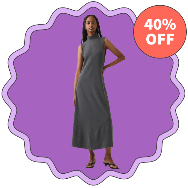 Gap Mockneck Maxi Dress →