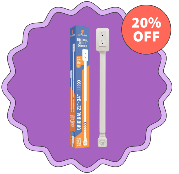 EZ Outlet Electrical Outlet Extender