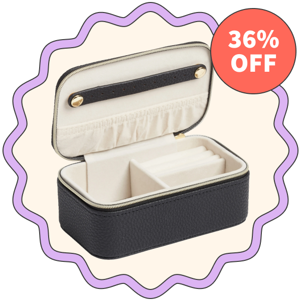 Nordstrom Rectangle Zip Jewelry Box →