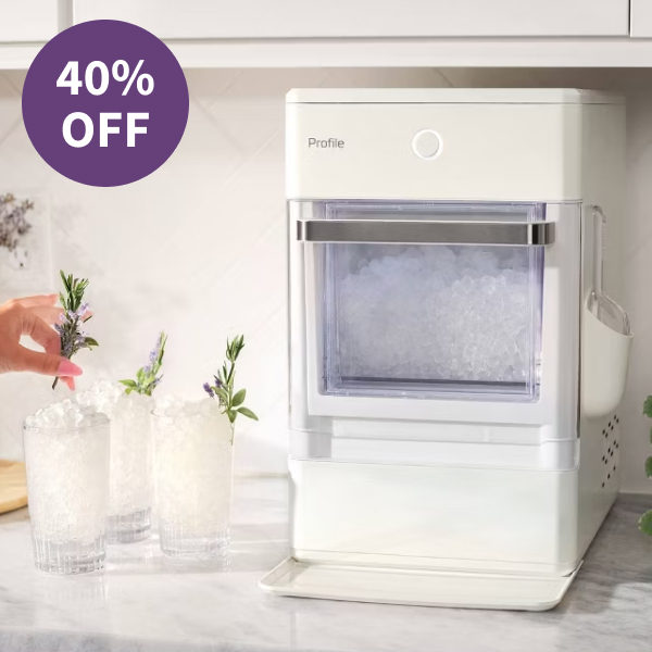 GE Appliances x Hearth and Hand with Magnolia Opal Nugget Countertop Ice Maker