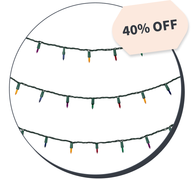 Wondershop Incandescent Mini Christmas String Lights (50 Count)