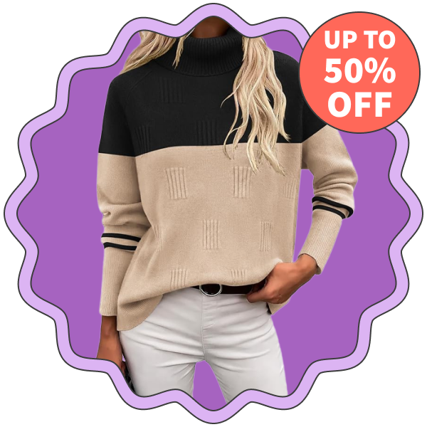 Ekouaer Knitted Turtleneck