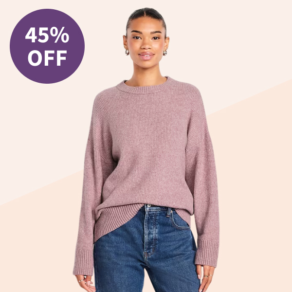 Old Navy SoSoft Crew-Neck Tunic Sweater