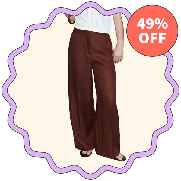 Mango High-Waisted Lyocell Pants