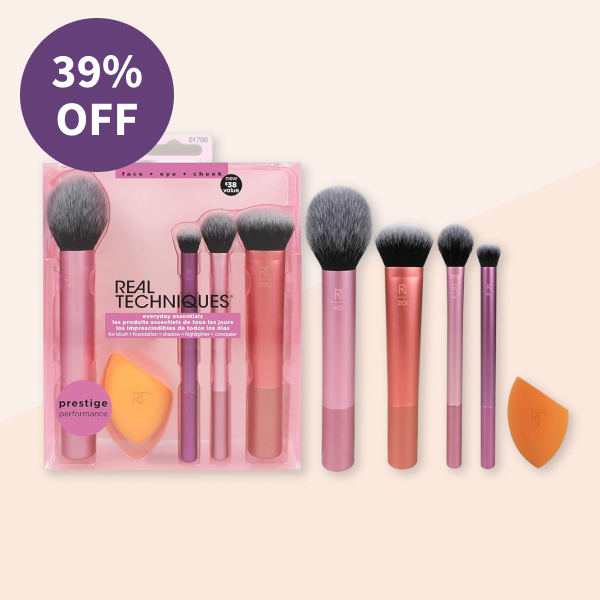 Real Techniques Everyday Essentials Makeup Brush Kit