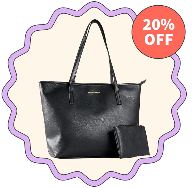 Montana West Faux Leather Tote Bag