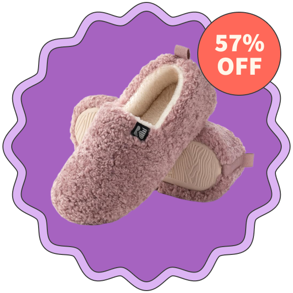 RockDove Faux Shearling Slippers