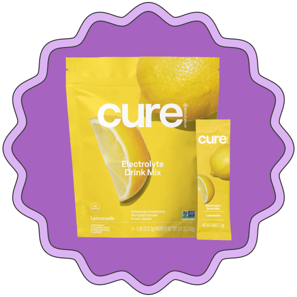Cure Hydration Lemonade Electrolyte Drink Mix