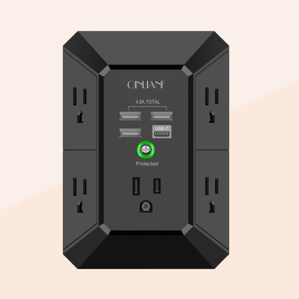 Qinlianf Wall Charger and Surge Protector
