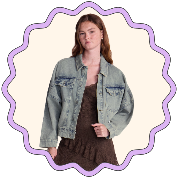 No Boundaries Oversized Denim Cotton Jacket