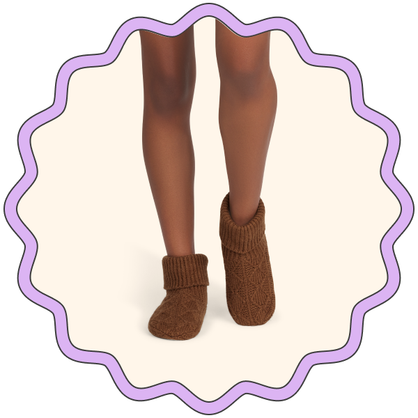 Bombas Gripper Slipper Bootie