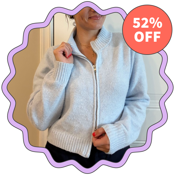 Anna x Pacsun Promises Double Zip Sweater