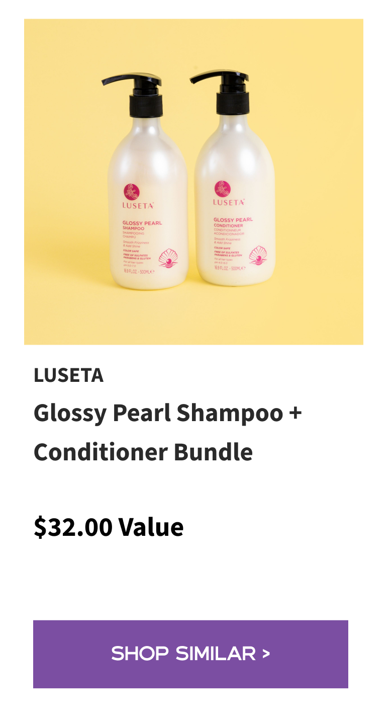 Luseta Glossy Pearl Shampoo + Conditioner Bundle