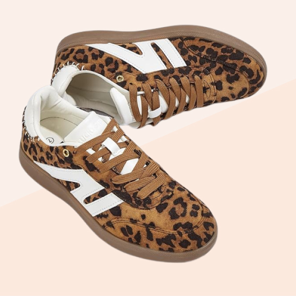 Lucky Step Women's Classic Retro Gum Sole Fashion Sneakers