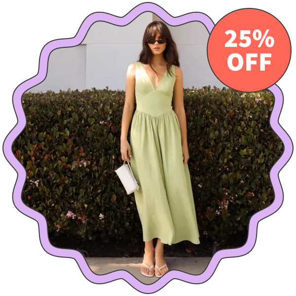 Wayf Vivia Midi Dress