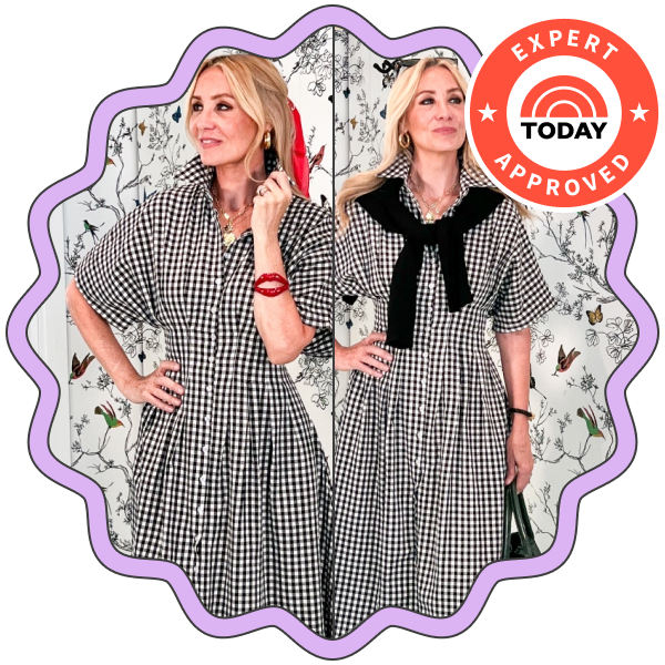 Yeokou Plaid Shirt Dress