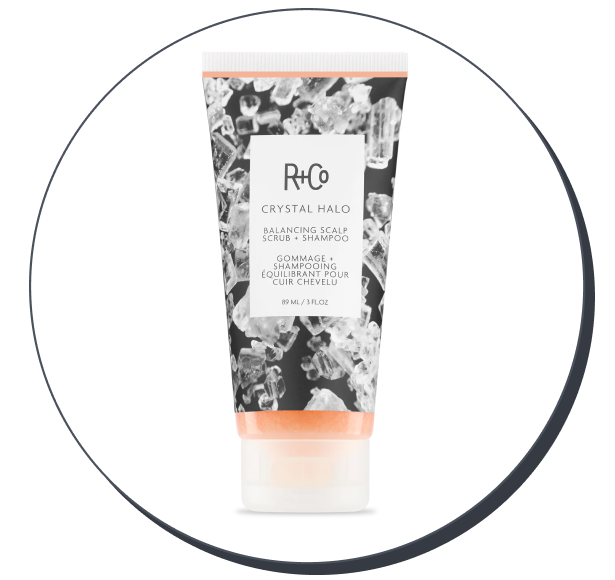 R+Co Crystal Halo Balancing Scalp Scrub + Shampoo