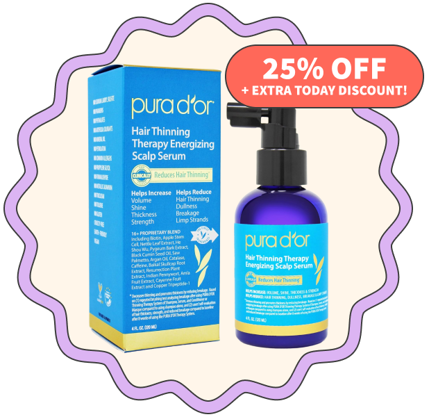 Pura D'Or Hair Thinning Therapy Energizing Scalp Serum