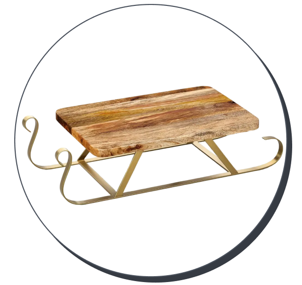 Threshold Sleigh Figural Serving Board